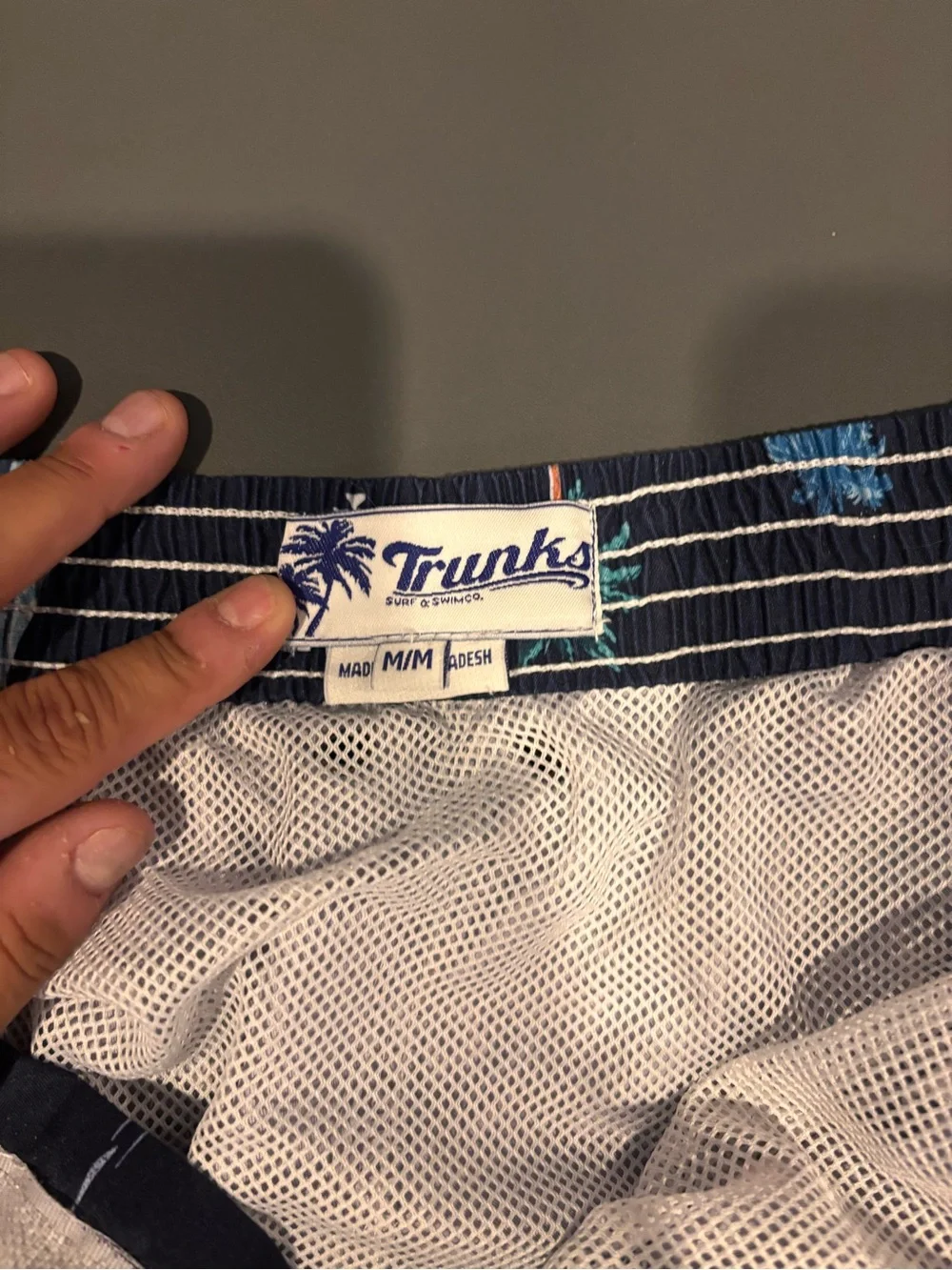 trunks classic navy